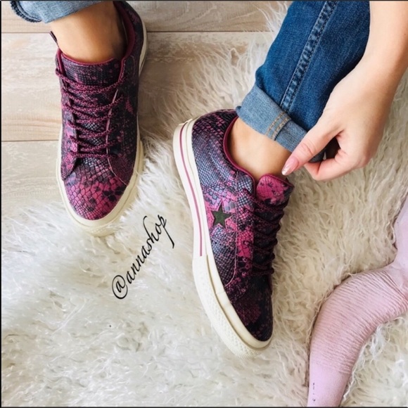 NWT converse one star OX snakeskin - Picture 2 of 8